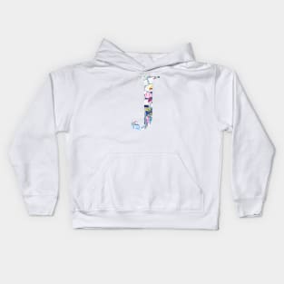 Gaudi Barcelona Initial J Kids Hoodie